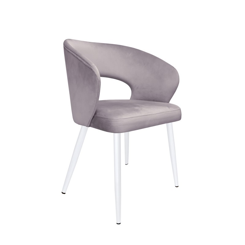 Krzesło welurowe AURA  Nowoczesne krzesło do salonu, jadalni i kuchni