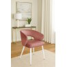 Krzesło welurowe AURA  Nowoczesne krzesło do salonu, jadalni i kuchni