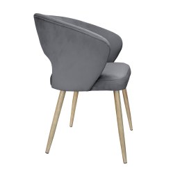 Krzesło welurowe AURA  Nowoczesne krzesło do salonu, jadalni i kuchni