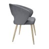 Krzesło welurowe AURA  Nowoczesne krzesło do salonu, jadalni i kuchni