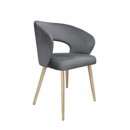 Krzesło welurowe AURA  Nowoczesne krzesło do salonu, jadalni i kuchni
