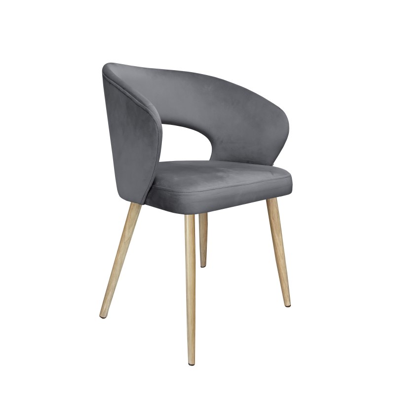 Krzesło welurowe AURA  Nowoczesne krzesło do salonu, jadalni i kuchni