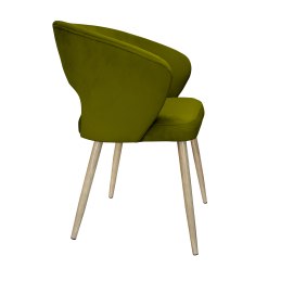 copy of Krzesło tapicerowane AURA nogi metalowe imitacja dąb BL14 do jadalni salonu