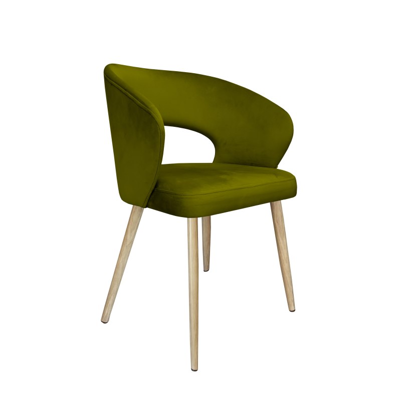 copy of Krzesło tapicerowane AURA nogi metalowe imitacja dąb BL14 do jadalni salonu