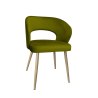 copy of Krzesło tapicerowane AURA nogi metalowe imitacja dąb BL14 do jadalni salonu