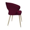 Krzesło welurowe AURA  Nowoczesne krzesło do salonu, jadalni i kuchni