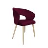 Krzesło welurowe AURA  Nowoczesne krzesło do salonu, jadalni i kuchni