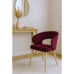 Krzesło welurowe AURA  Nowoczesne krzesło do salonu, jadalni i kuchni