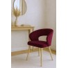 Krzesło welurowe AURA  Nowoczesne krzesło do salonu, jadalni i kuchni