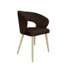Krzesło welurowe AURA  Nowoczesne krzesło do salonu, jadalni i kuchni