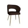 Krzesło welurowe AURA  Nowoczesne krzesło do salonu, jadalni i kuchni