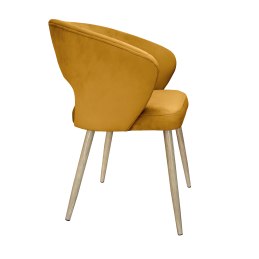 Krzesło welurowe AURA  Nowoczesne krzesło do salonu, jadalni i kuchni