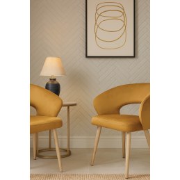 Krzesło welurowe AURA  Nowoczesne krzesło do salonu, jadalni i kuchni