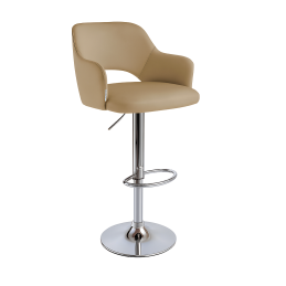 Hoker JULA obrotowy metalowe nogi tkanina Welur – stylowe