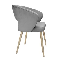 Krzesło welurowe AURA  Nowoczesne krzesło do salonu, jadalni i kuchni