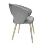Krzesło welurowe AURA  Nowoczesne krzesło do salonu, jadalni i kuchni