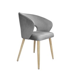 Krzesło welurowe AURA  Nowoczesne krzesło do salonu, jadalni i kuchni