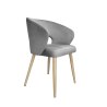 Krzesło welurowe AURA  Nowoczesne krzesło do salonu, jadalni i kuchni