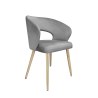 Krzesło welurowe AURA  Nowoczesne krzesło do salonu, jadalni i kuchni