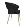 Krzesło welurowe AURA  Nowoczesne krzesło do salonu, jadalni i kuchni