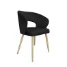 Krzesło welurowe AURA  Nowoczesne krzesło do salonu, jadalni i kuchni