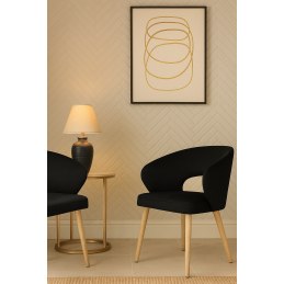 Krzesło welurowe AURA  Nowoczesne krzesło do salonu, jadalni i kuchni