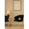 Krzesło welurowe AURA  Nowoczesne krzesło do salonu, jadalni i kuchni