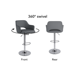 Hoker JULA obrotowy metalowe nogi tkanina Welur – stylowe