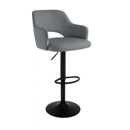 Hoker JULA obrotowy metalowe nogi tkanina Welur – stylowe