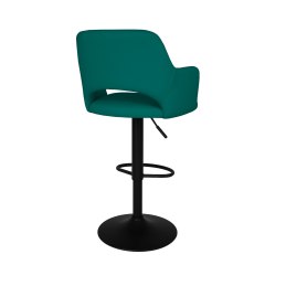 Hoker JULA obrotowy metalowe nogi tkanina Welur – stylowe