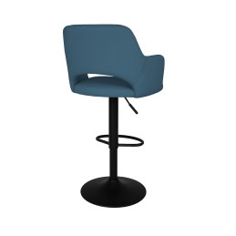 Hoker JULA obrotowy metalowe nogi tkanina Welur – stylowe