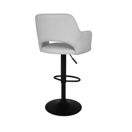 Hoker JULA krzesło barowe obrotowe tkanina Welur podstawa metalowa