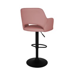 Hoker JULA krzesło barowe obrotowe tkanina Welur podstawa metalowa