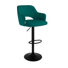 Hoker JULA obrotowy metalowe nogi tkanina Welur – stylowe