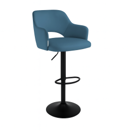 Hoker JULA obrotowy metalowe nogi tkanina Welur – stylowe