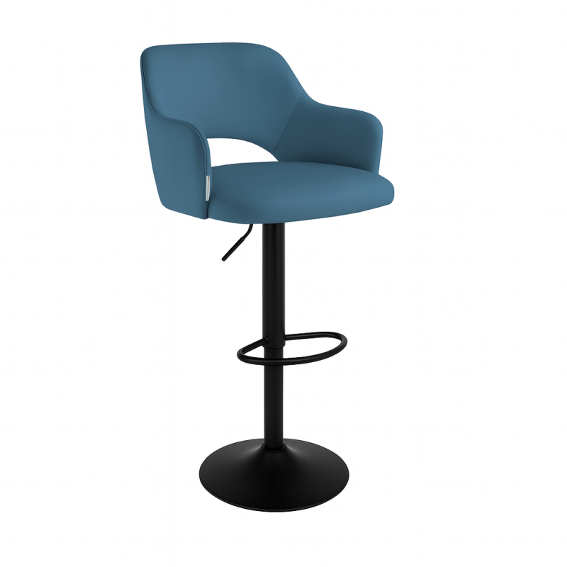 Hoker JULA obrotowy metalowe nogi tkanina Welur – stylowe