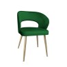 Krzesło welurowe AURA  Nowoczesne krzesło do salonu, jadalni i kuchni