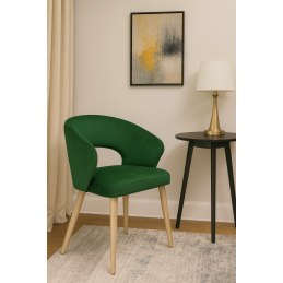 Krzesło welurowe AURA  Nowoczesne krzesło do salonu, jadalni i kuchni