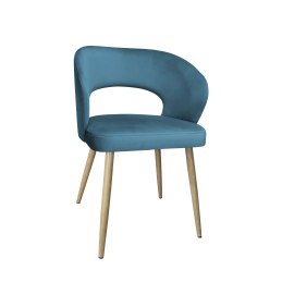 Krzesło welurowe AURA  Nowoczesne krzesło do salonu, jadalni i kuchni