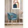 Krzesło welurowe AURA  Nowoczesne krzesło do salonu, jadalni i kuchni