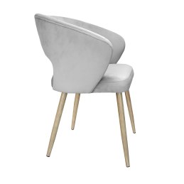 Krzesło welurowe AURA  Nowoczesne krzesło do salonu, jadalni i kuchni