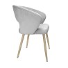 Krzesło welurowe AURA  Nowoczesne krzesło do salonu, jadalni i kuchni