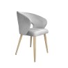Krzesło welurowe AURA  Nowoczesne krzesło do salonu, jadalni i kuchni