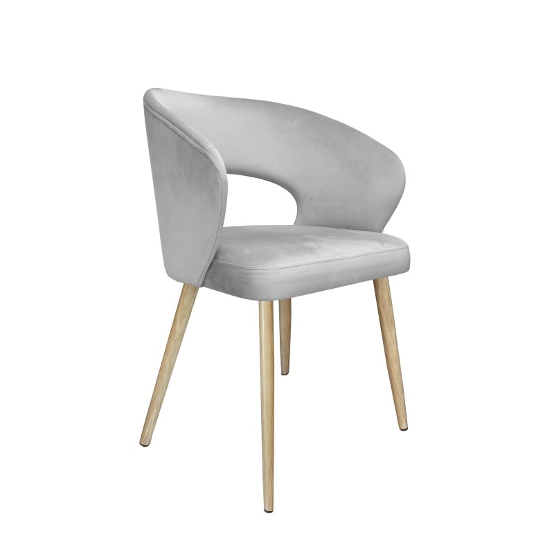 Krzesło welurowe AURA  Nowoczesne krzesło do salonu, jadalni i kuchni