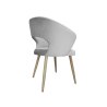 Krzesło welurowe AURA  Nowoczesne krzesło do salonu, jadalni i kuchni