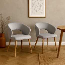 Krzesło welurowe AURA  Nowoczesne krzesło do salonu, jadalni i kuchni