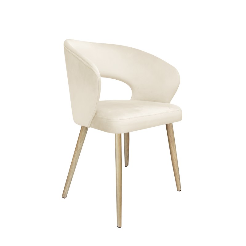 Krzesło welurowe AURA  Nowoczesne krzesło do salonu, jadalni i kuchni