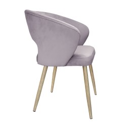 Krzesło welurowe AURA  Nowoczesne krzesło do salonu, jadalni i kuchni