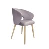 Krzesło welurowe AURA  Nowoczesne krzesło do salonu, jadalni i kuchni