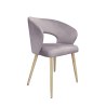 Krzesło welurowe AURA  Nowoczesne krzesło do salonu, jadalni i kuchni
